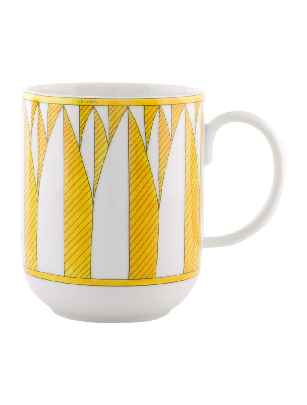 Hermes Soleil d'Hermes Mug Cup No.2 yellow porcelain coffee tea