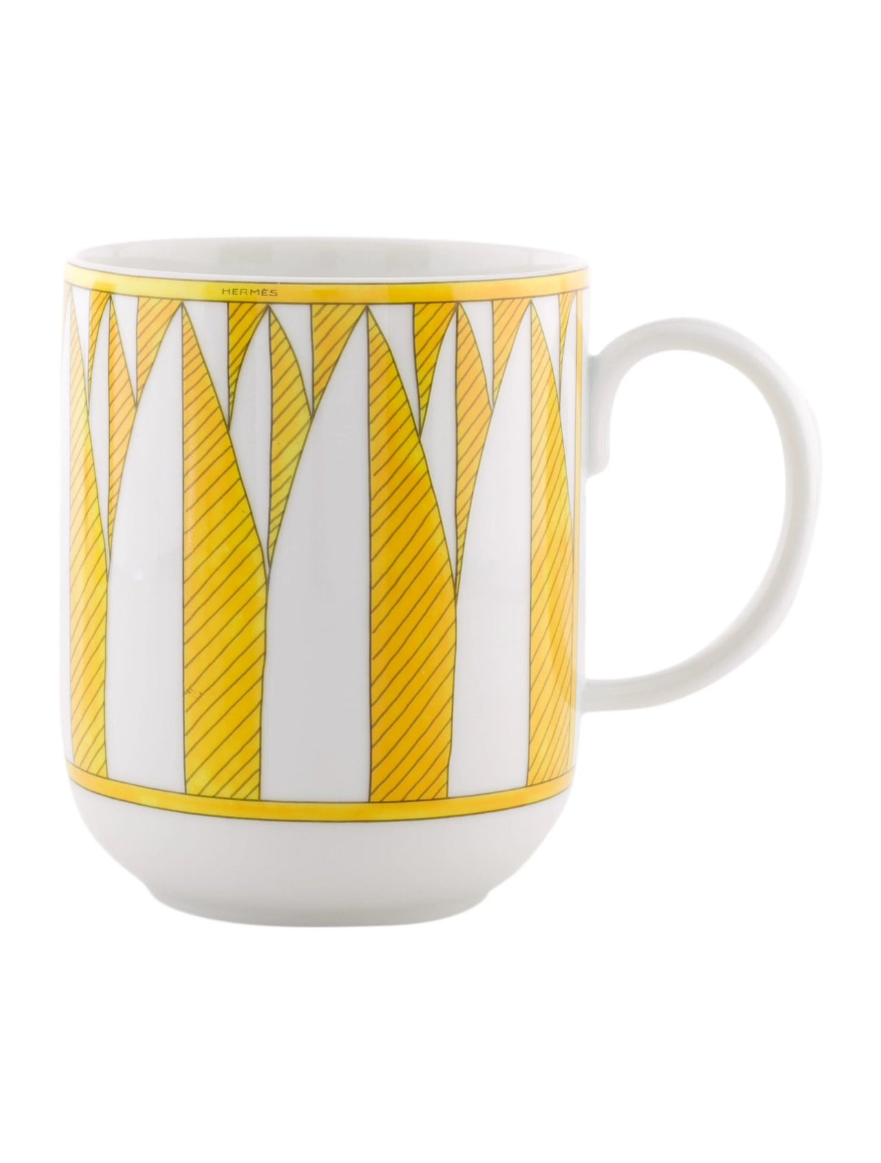 Hermes Soleil d'Hermes Mug Cup No.2 yellow porcelain coffee tea