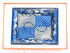 Hermes Steeple Chase Change tray blue porcelain Ashtray plate horse racing M250