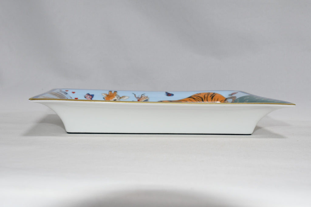 Hermes Story by Jonathan Burton Change tray circus animal porcelain Ashtray