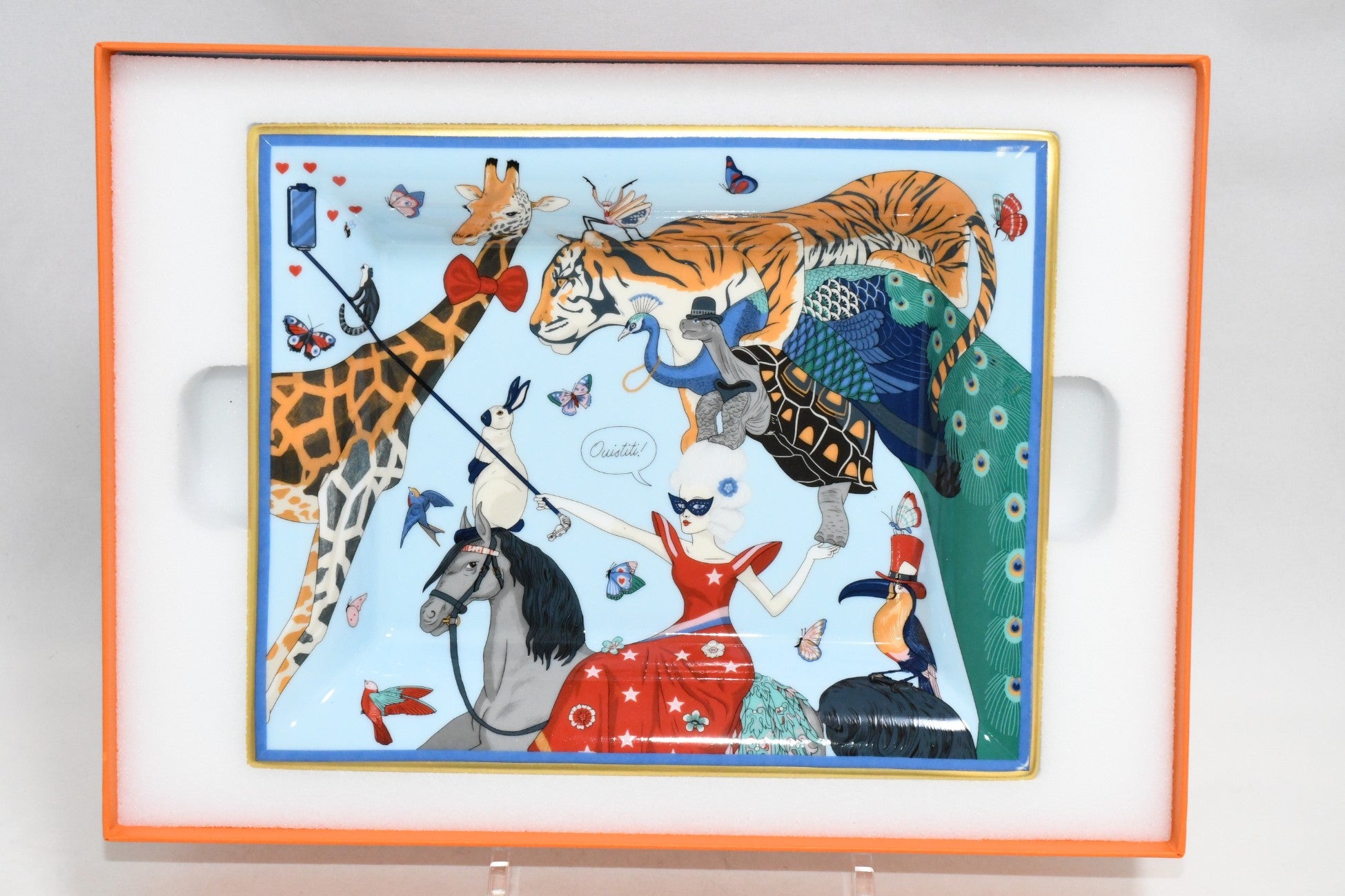 Hermes Story by Jonathan Burton Change tray circus animal
