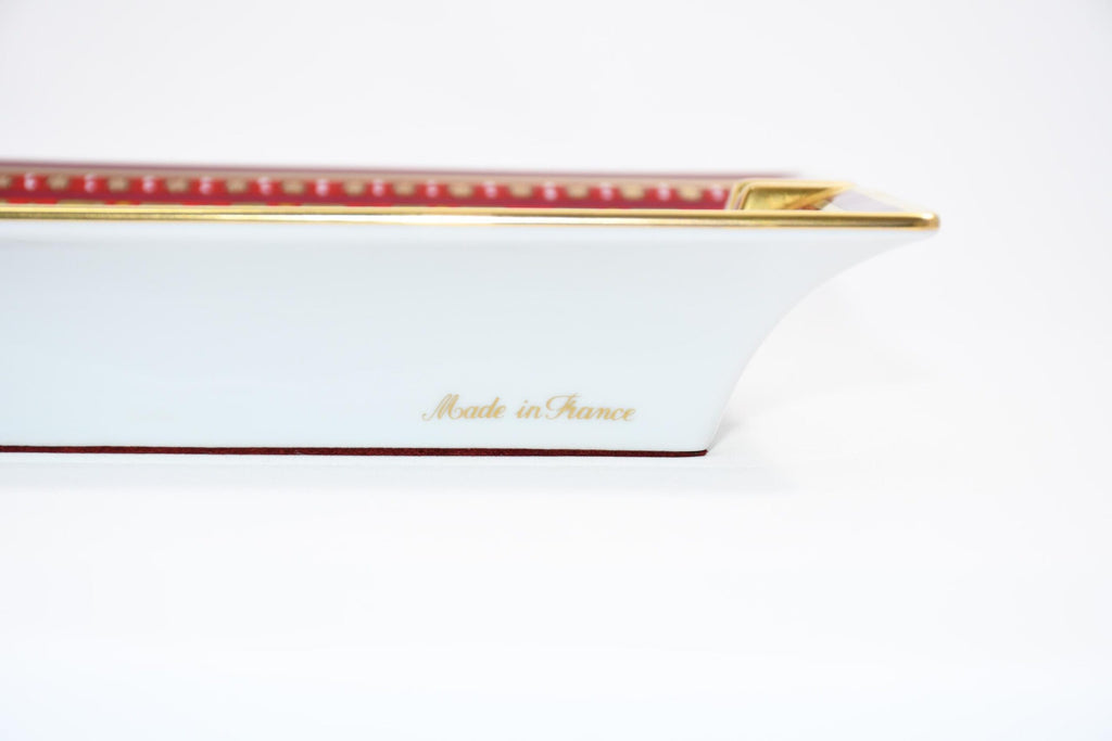 Hermes Tigre Indien Change tray by Christine Henry porcelain Ashtray Bengal Tiger plate