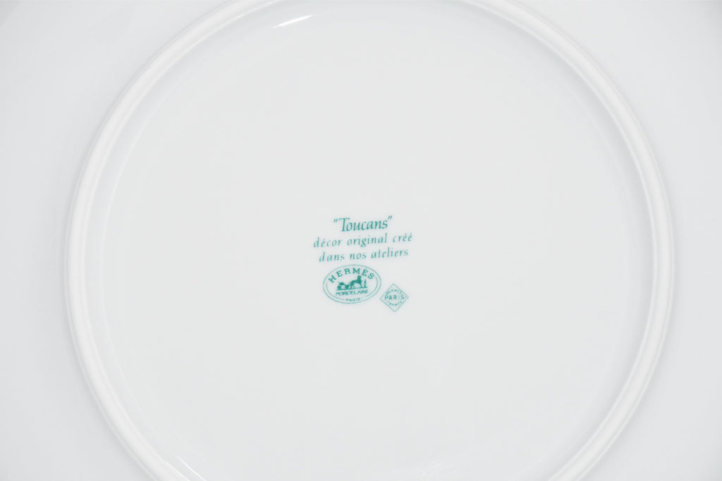 Hermes Toucan Dinner Plate 25 cm porcelain dinnerware bird other 8.75" M270