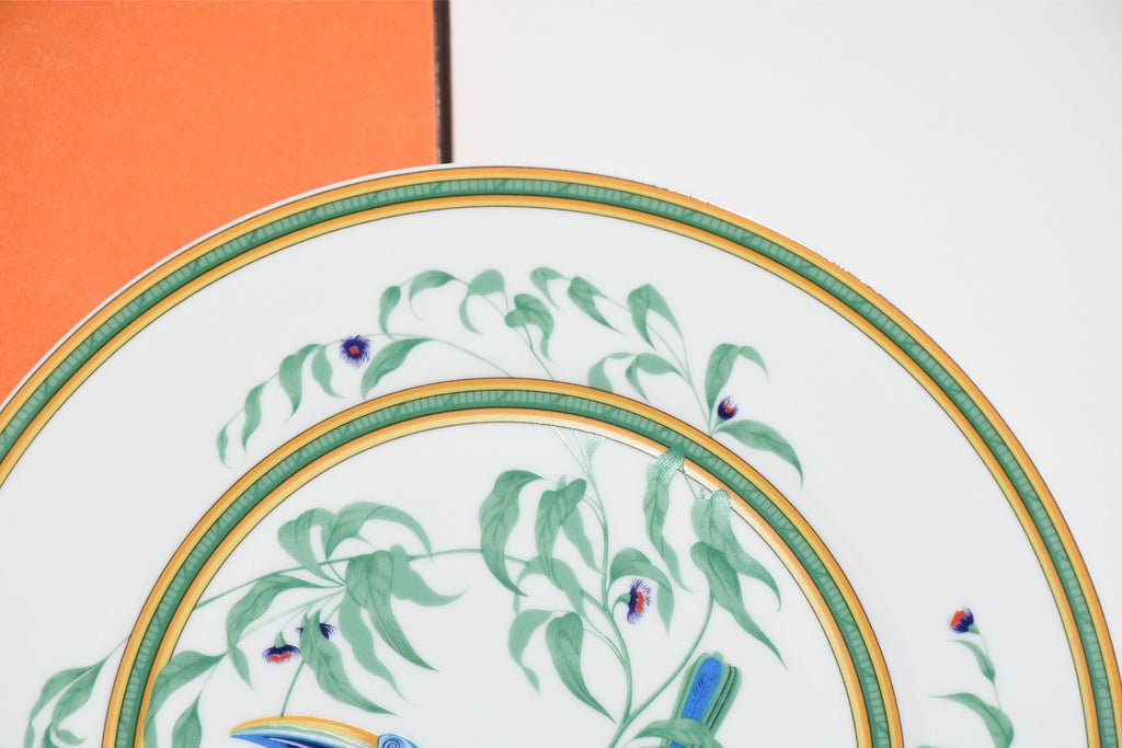 Hermes Toucan Dinner Plate 25 cm porcelain dinnerware bird other 8.75" M270