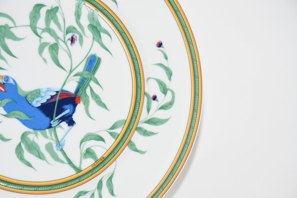 Hermes Toucan Dinner Plate 25 cm porcelain dinnerware bird other 8.75" M270