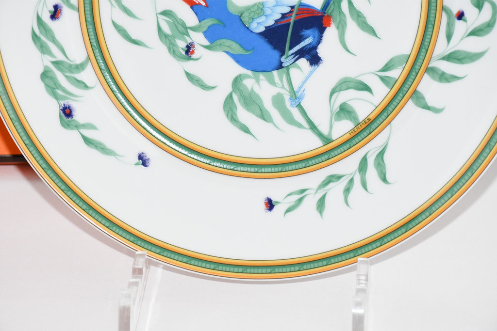 Hermes Toucan Dinner Plate 25 cm porcelain dinnerware bird other 8.75" M270