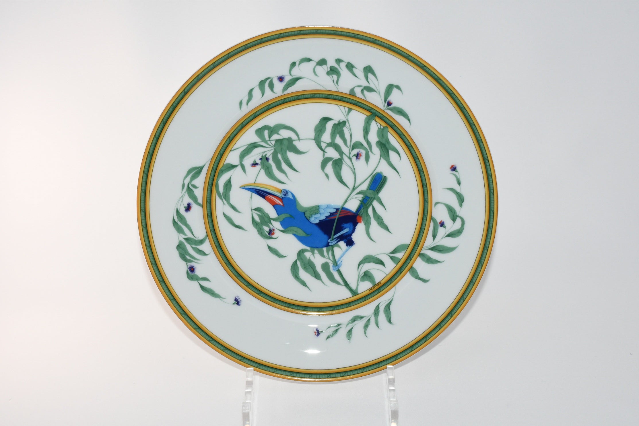 Hermes Toucan Dinner Plate 25 cm porcelain dinnerware bird other