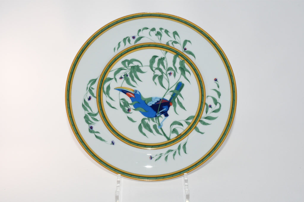 Hermes Toucan Dinner Plate 25 cm porcelain dinnerware bird other 8.75"