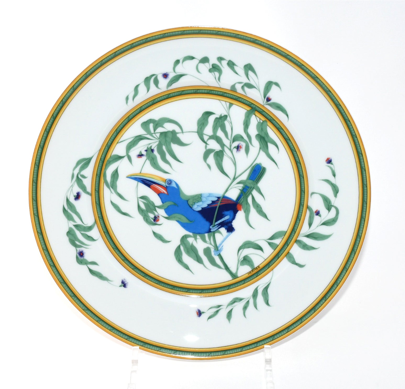 エルメス トゥカン（Toucan） ディナープレート 約25.5cm Hermes Toucan Dinner Plate 25 cm porcelain dinnerware bird other