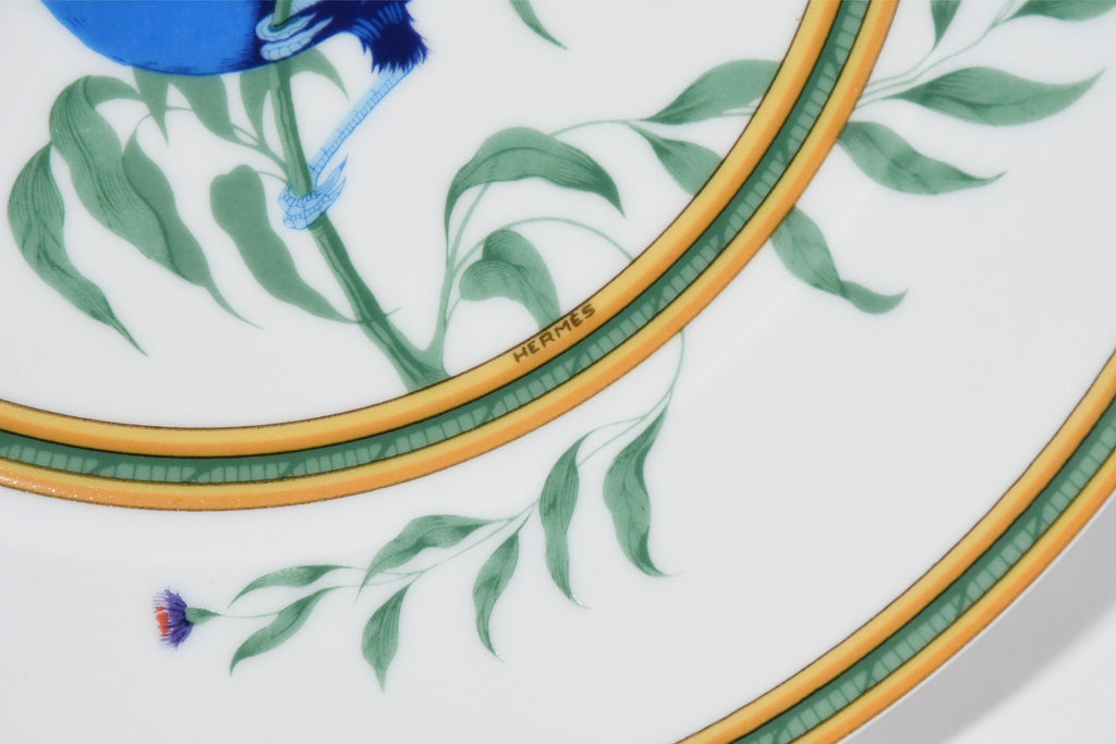 Hermes Toucan Dinner Plate 25 cm porcelain dinnerware bird other 8.75"