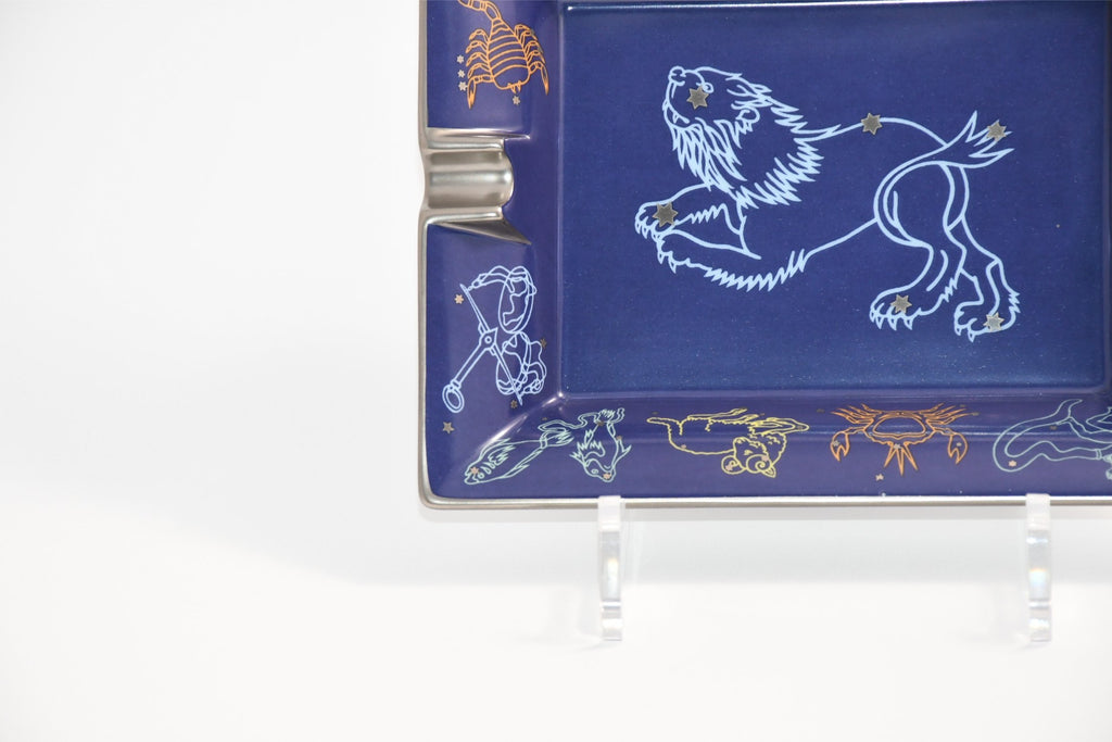 Hermes Zodiac Sign Leo Change tray star constellation porcelain Ashtray plate