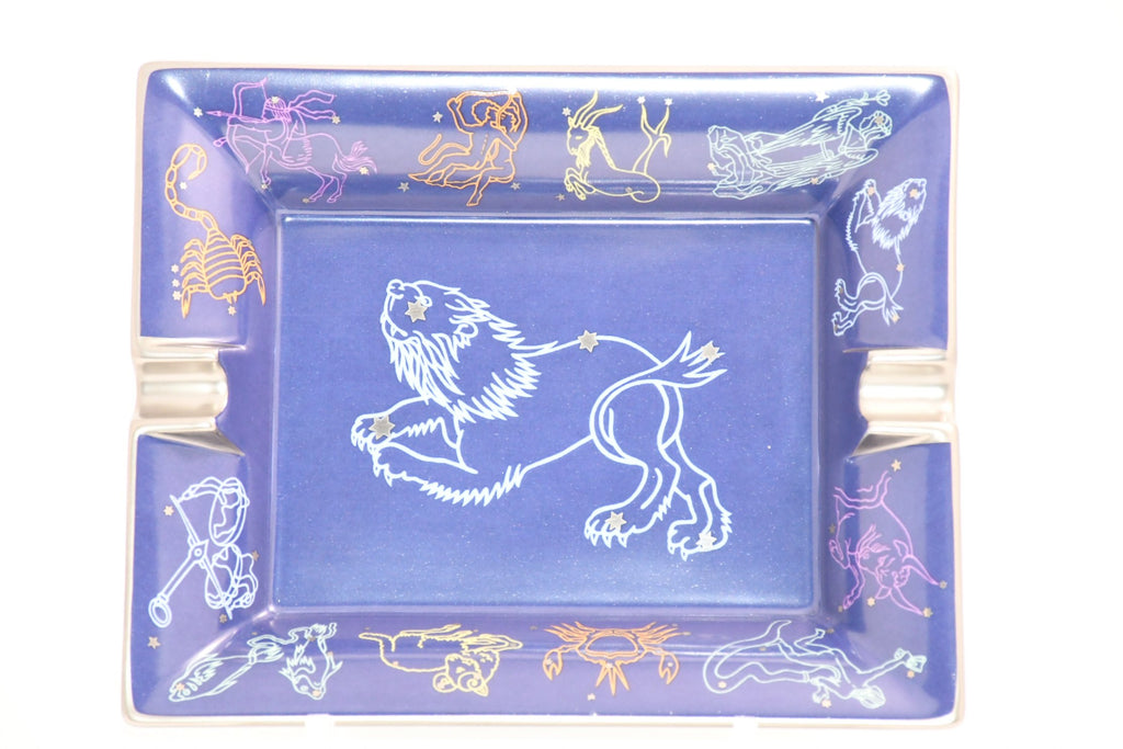 Hermes Zodiac Sign Leo Change tray star constellation porcelain Ashtray plate