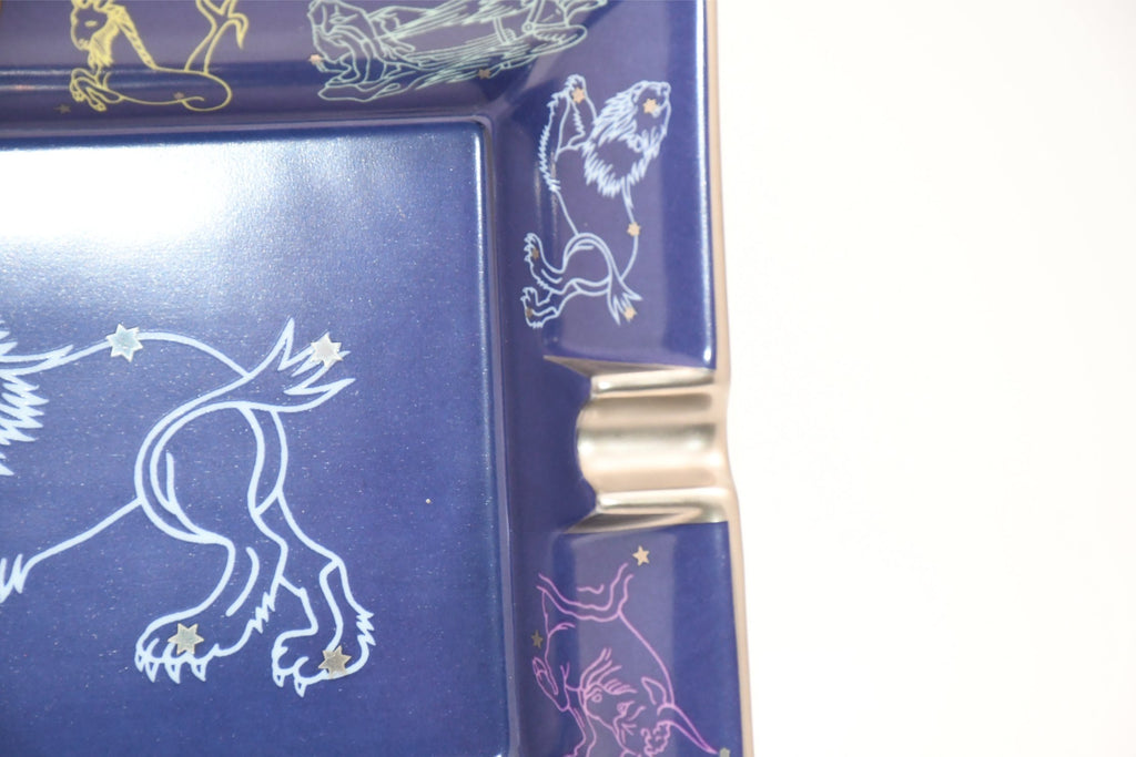 Hermes Zodiac Sign Leo Change tray star constellation porcelain Ashtray plate