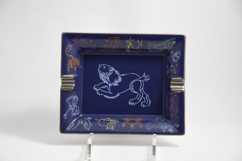 Hermes Zodiac Sign Leo Change tray star constellation porcelain Ashtray plate