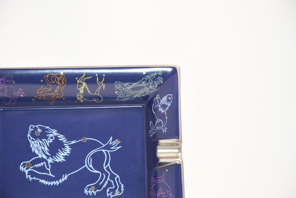 Hermes Zodiac Sign Leo Change tray star constellation porcelain Ashtray plate