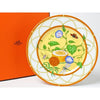 Hermes La Siesta Dessert Plate 8.75" porcelain 22.5 cm Dinnerware flower