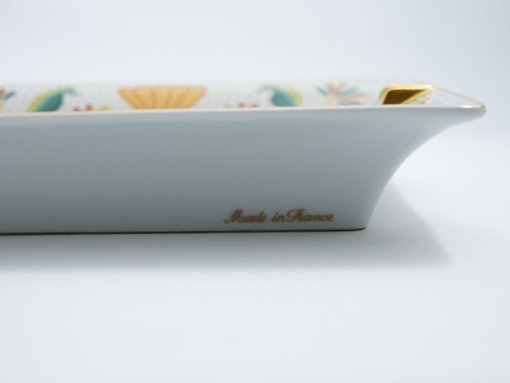 Hermes Naide Change tray porcelain Ashtray mosaic sea horse plate Vide Poche