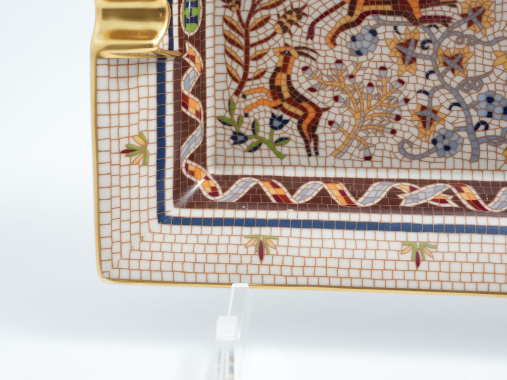 Hermes Pavement Change tray Maurice Tranchant porcelain Ashtray mosaic plate Vide Poche