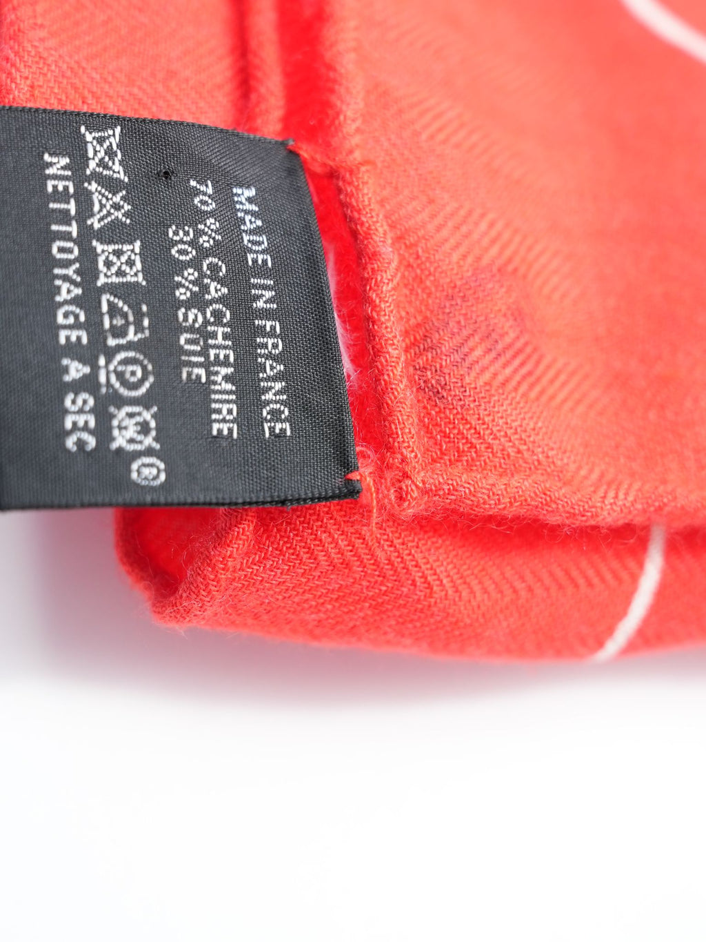 Hermes Shawl Pegase Paysage 140 cm Cashmere silk scarf stole red Pegasus 56"
