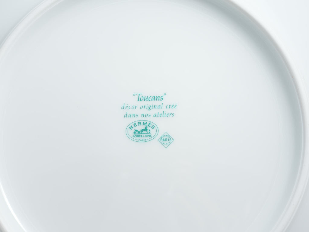 Hermes Toucan Dinner Plate 25 cm porcelain dinnerware bird other 8.75" M170