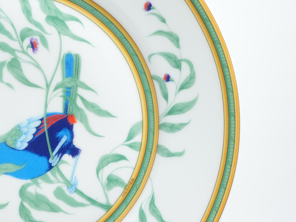 Hermes Toucan Dinner Plate 25 cm porcelain dinnerware bird other 8.75" M170