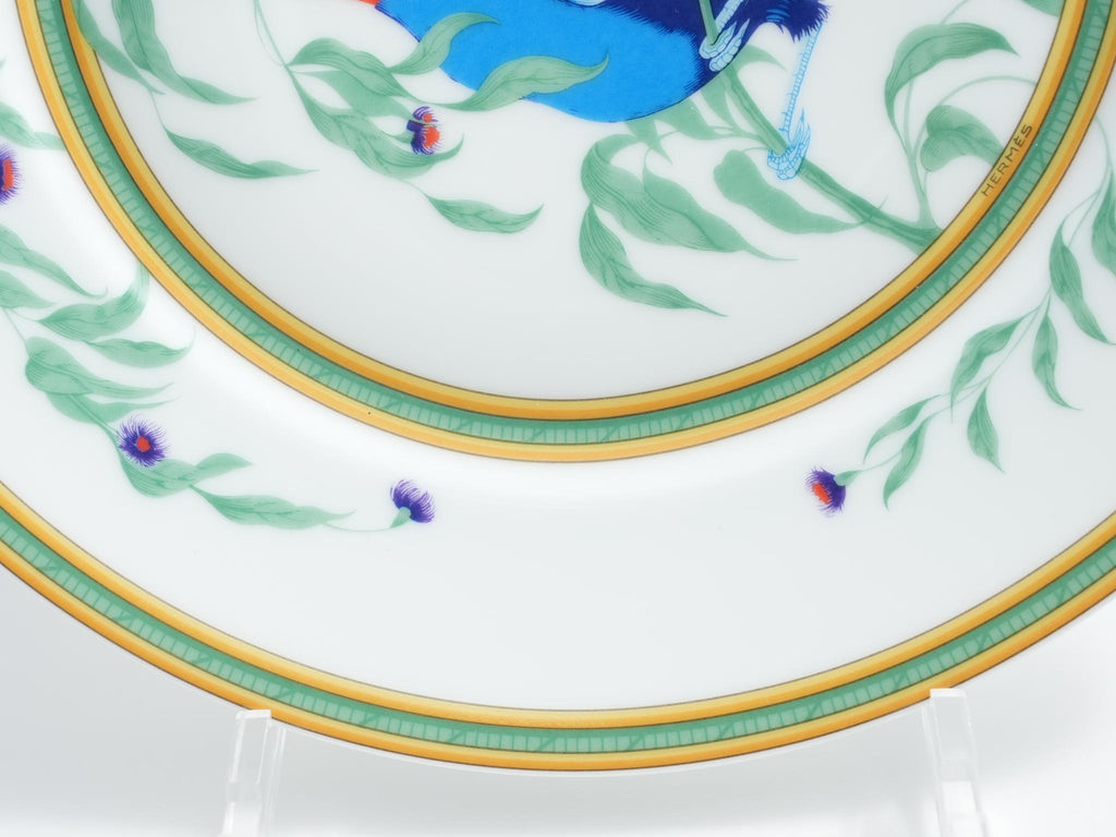 Hermes Toucan Dinner Plate 25 cm porcelain dinnerware bird other 8.75" M170