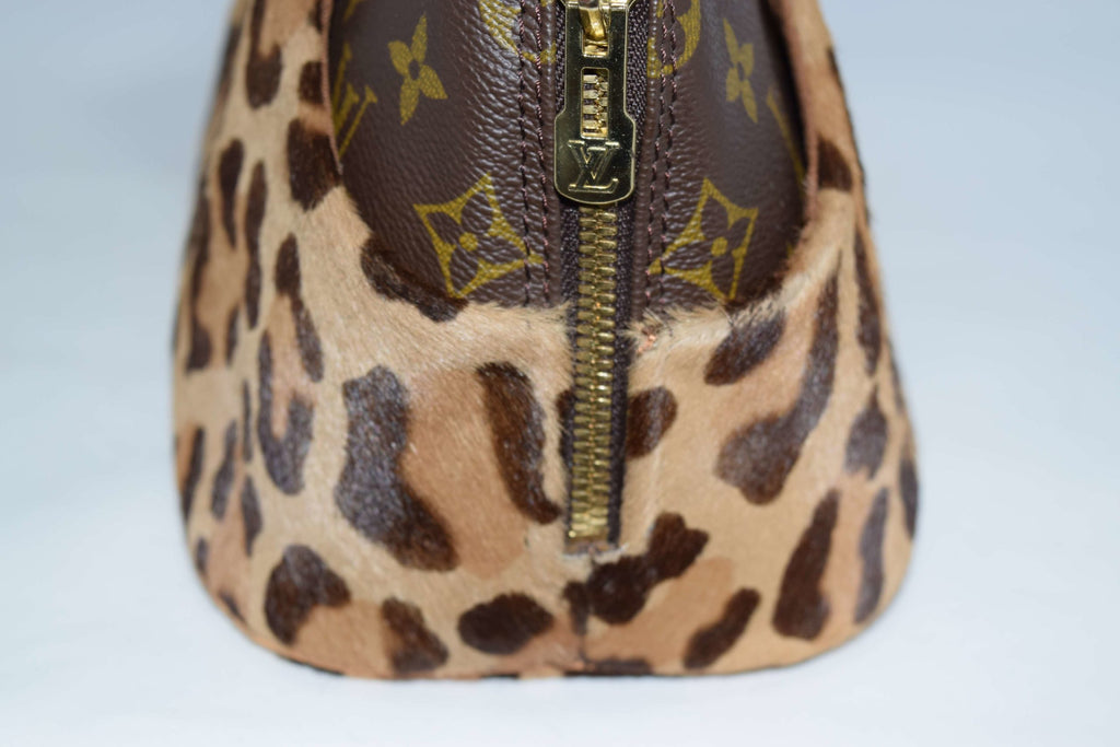 Louis Vuitton Alma Handbag Azzedine Alaia Monogram Leopard Bag M99032
