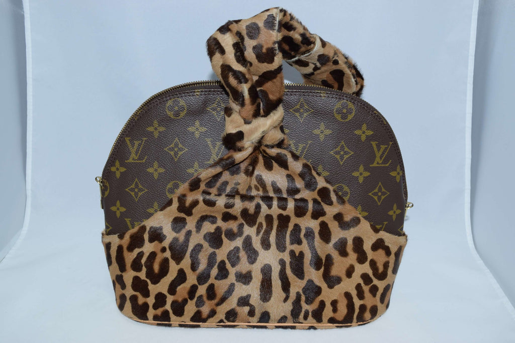 Louis Vuitton Alma Handbag Azzedine Alaia Monogram Leopard Bag M99032