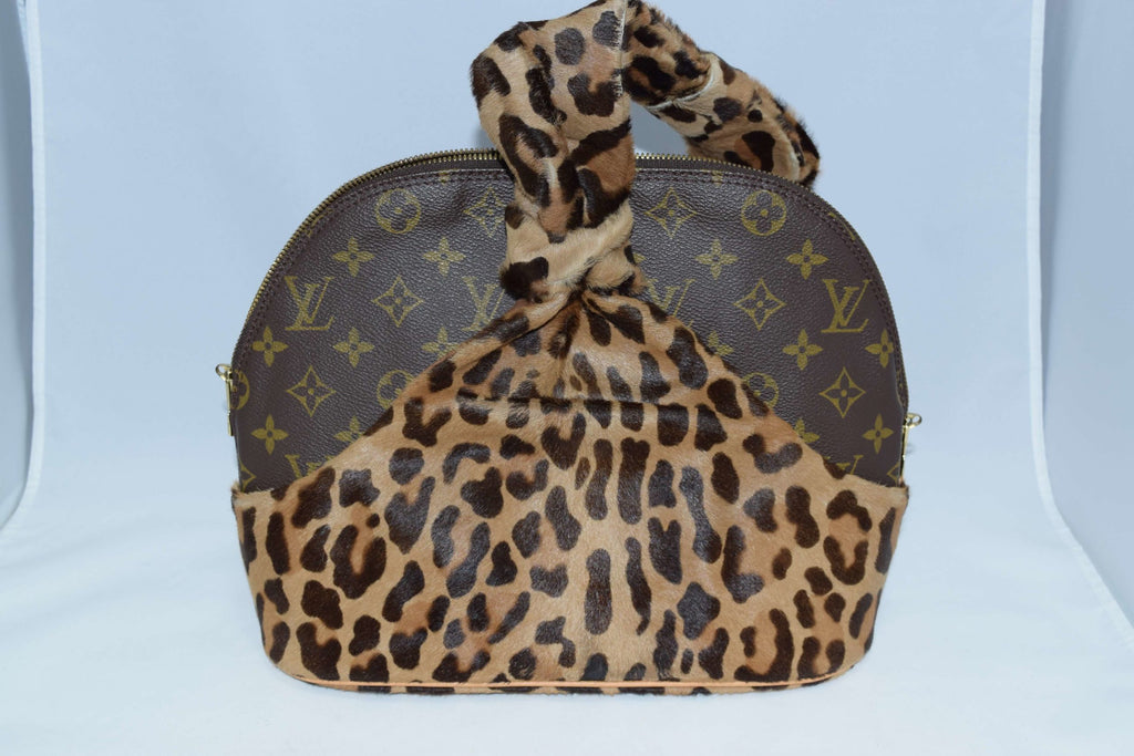 Louis Vuitton Alma Handbag Azzedine Alaia Monogram Leopard Bag M99032