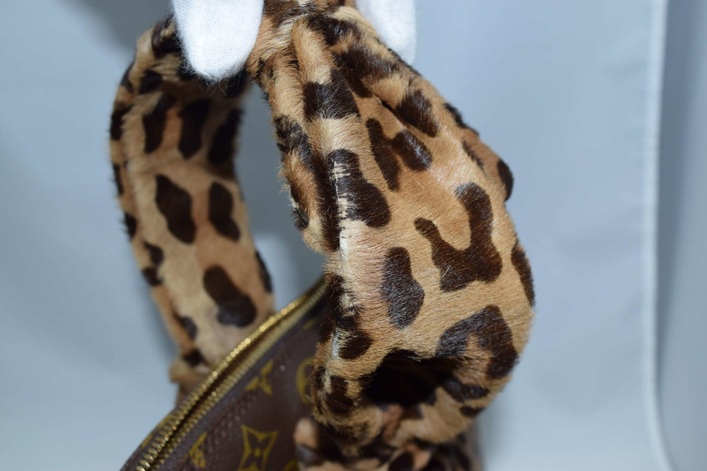 Louis Vuitton Alma Handbag Azzedine Alaia Monogram Leopard Bag M99032