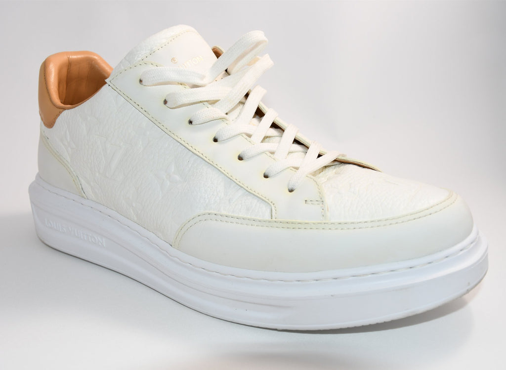 Louis Vuitton Beverly Hills Men's Sneakers white 1A8V3L Size 8 1/2 (27.5 cm)