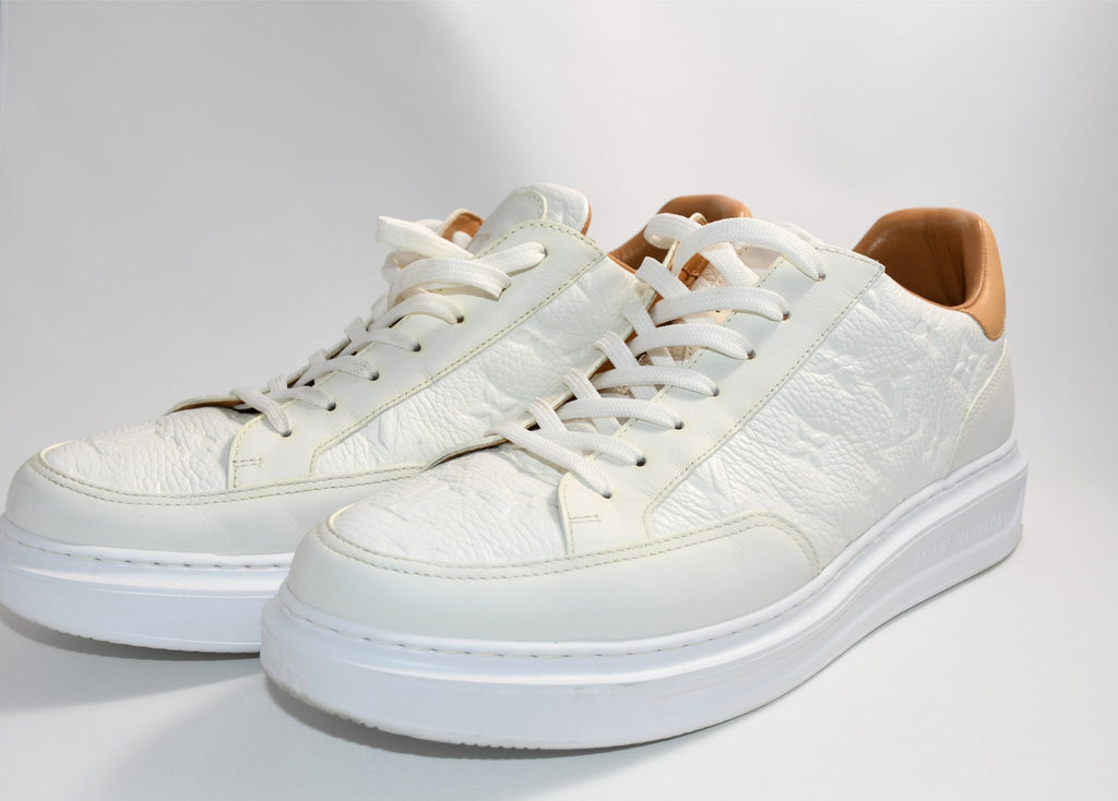 Louis Vuitton Beverly Hills Men's Sneakers white 1A8V3L Size 8 1/2 (27.5 cm)