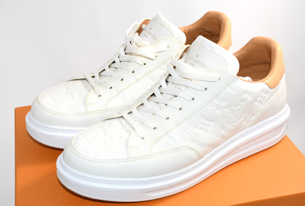 Louis Vuitton Beverly Hills Men's Sneakers white 1A8V3L Size 8 1/2 (27.5 cm)