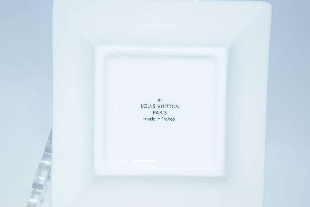 Louis Vuitton Change tray Marcel Set of 2 Porcelain Ashtray VIDE POCHE