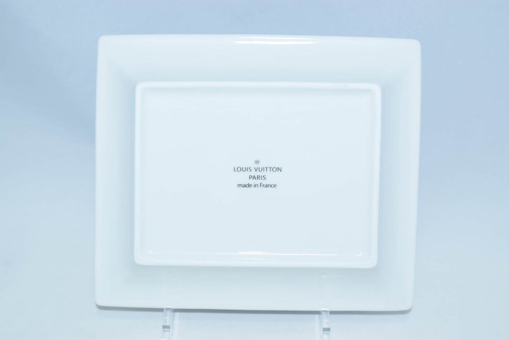 Louis Vuitton Change tray Marcel Set of 2 Porcelain Ashtray VIDE POCHE