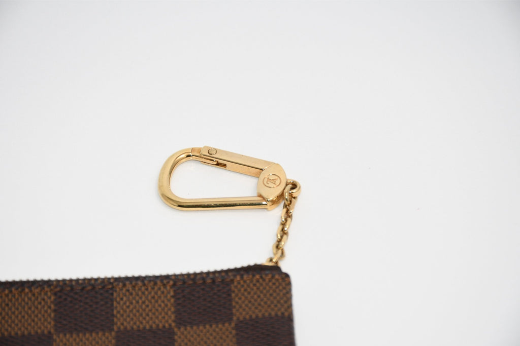 Louis Vuitton Damier Pochette Cles Coin purse wallet key N62658 EX+