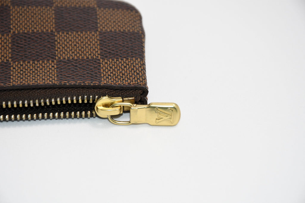 Louis Vuitton Damier Pochette Cles Coin purse wallet key N62658 EX+