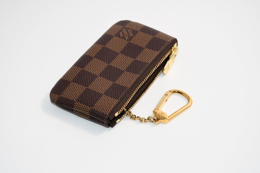 Louis Vuitton Damier Pochette Cles monogram Coin purse wallet CT4222 N62658 MINT