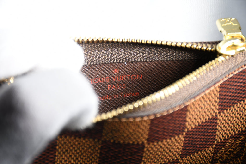 Louis Vuitton Damier Pochette Cles monogram Coin purse wallet CT4222 N62658 MINT