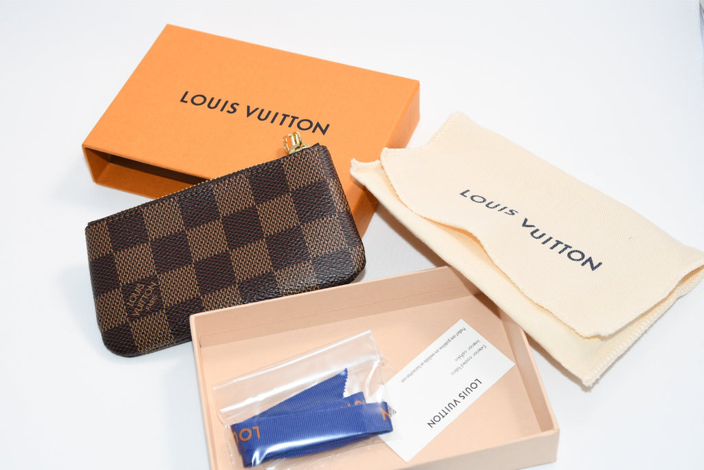 Louis Vuitton Damier Pochette Cles monogram Coin purse wallet CT4222 N62658 MINT