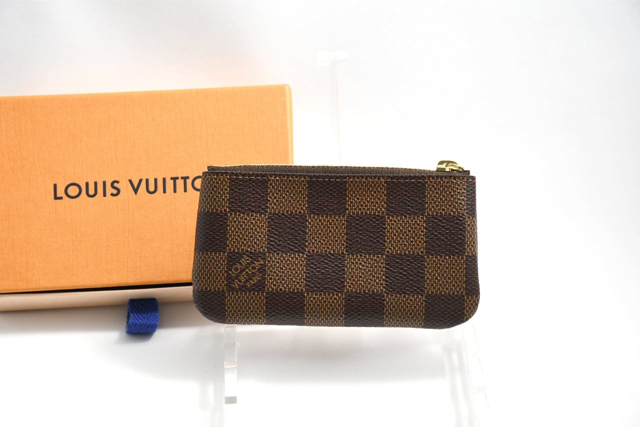 Louis Vuitton Damier Pochette Cles monogram Coin purse wallet CT4222 N62658 MINT