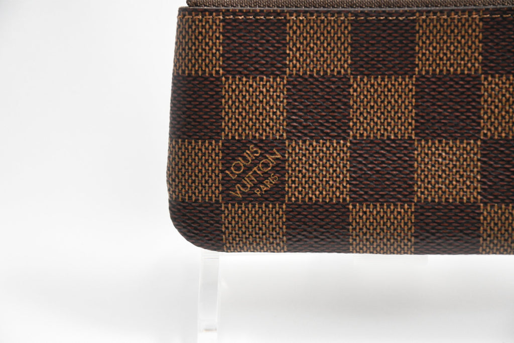 Louis Vuitton Damier Pochette Cles monogram Coin purse wallet CT4222 N62658 MINT