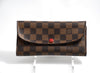 Louis Vuitton Damier Portefeuille Emilie Long Wallet leather monogram purse N63544