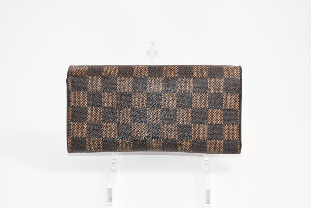 Louis Vuitton Damier Portefeuille Emilie Long Wallet leather monogram purse N63544