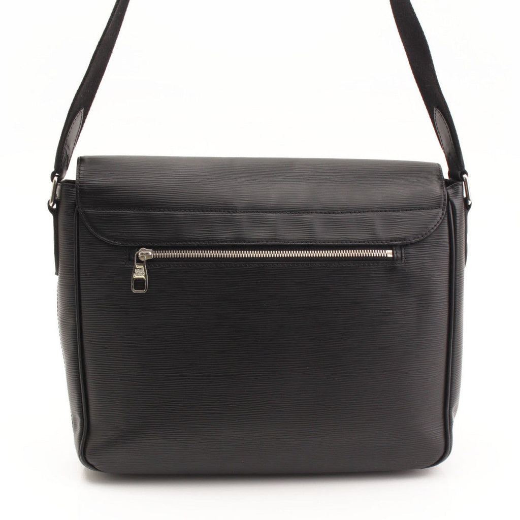 Louis Vuitton Epi Christopher Messenger Bag Black with Box Authentic