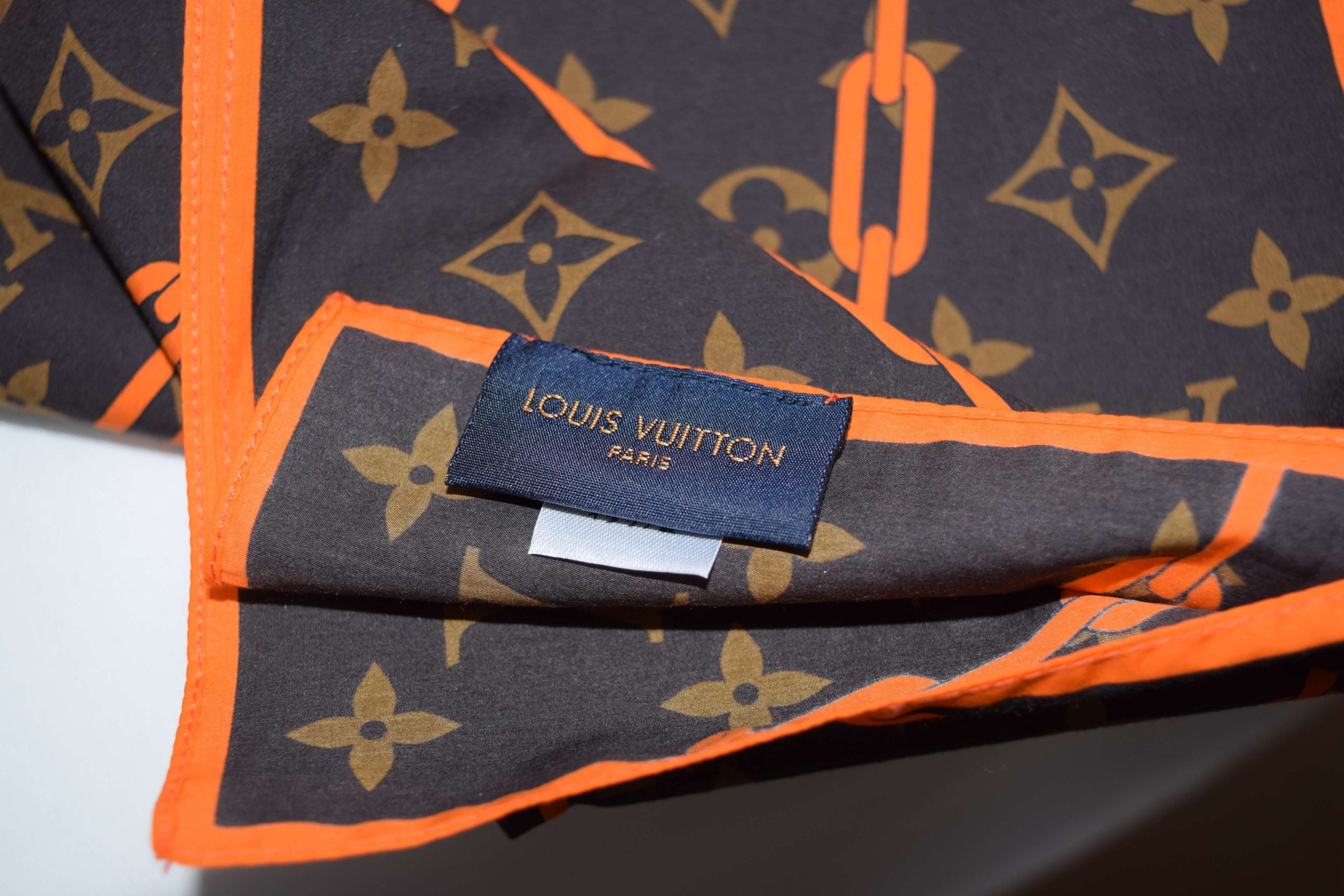 Louis Vuitton Virgil Abloh Monogram Solar Ray Chain Logo Bandana