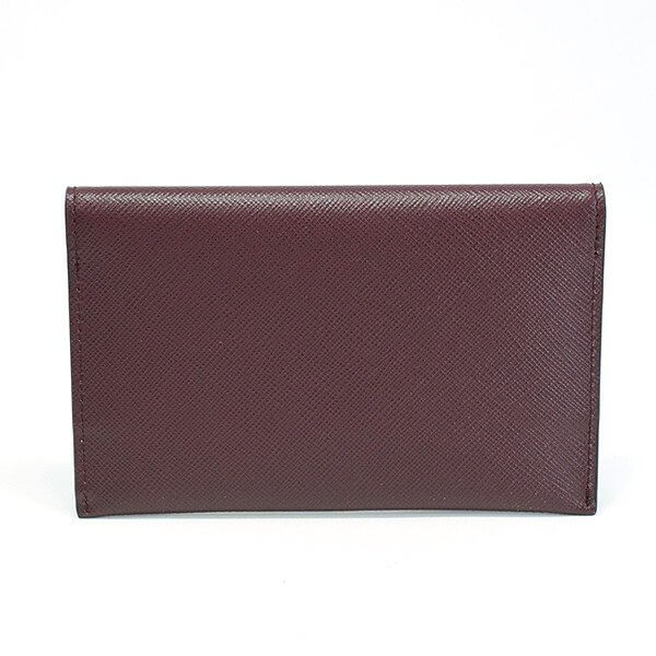 PRADA Saffiano Greche Card Holder Organizer 1MC004 Greca MINT