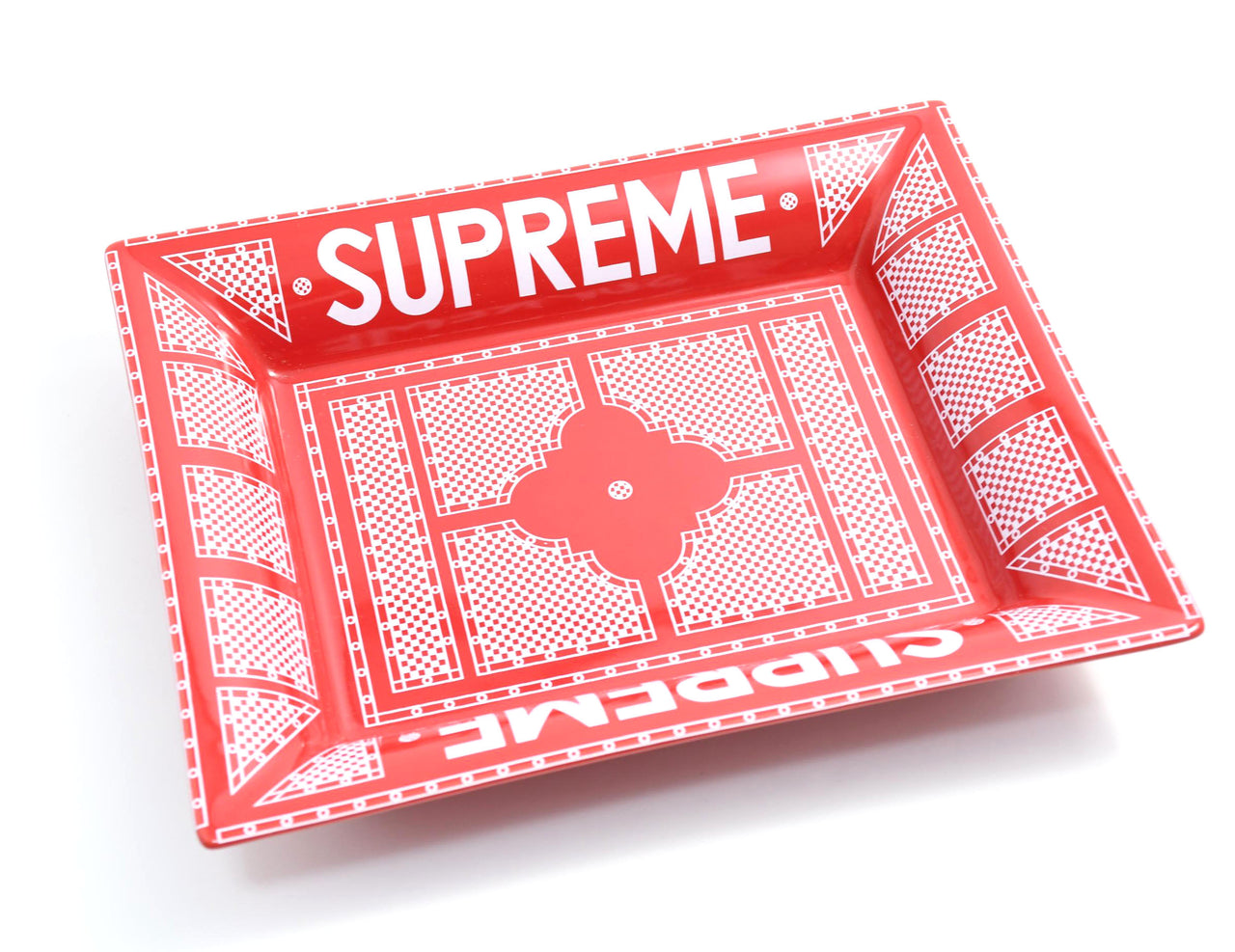 SUPREME Hermes Ceramic Change tray red Ashtray plate Vide poche