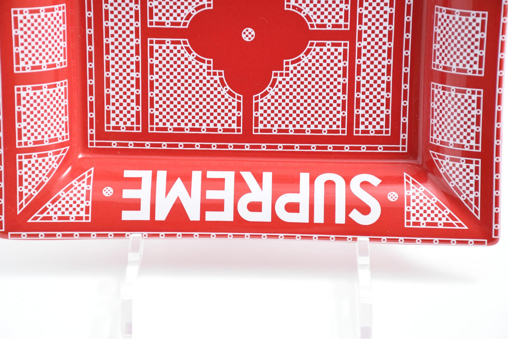 SUPREME Hermes Ceramic Change tray red Ashtray plate Vide poche