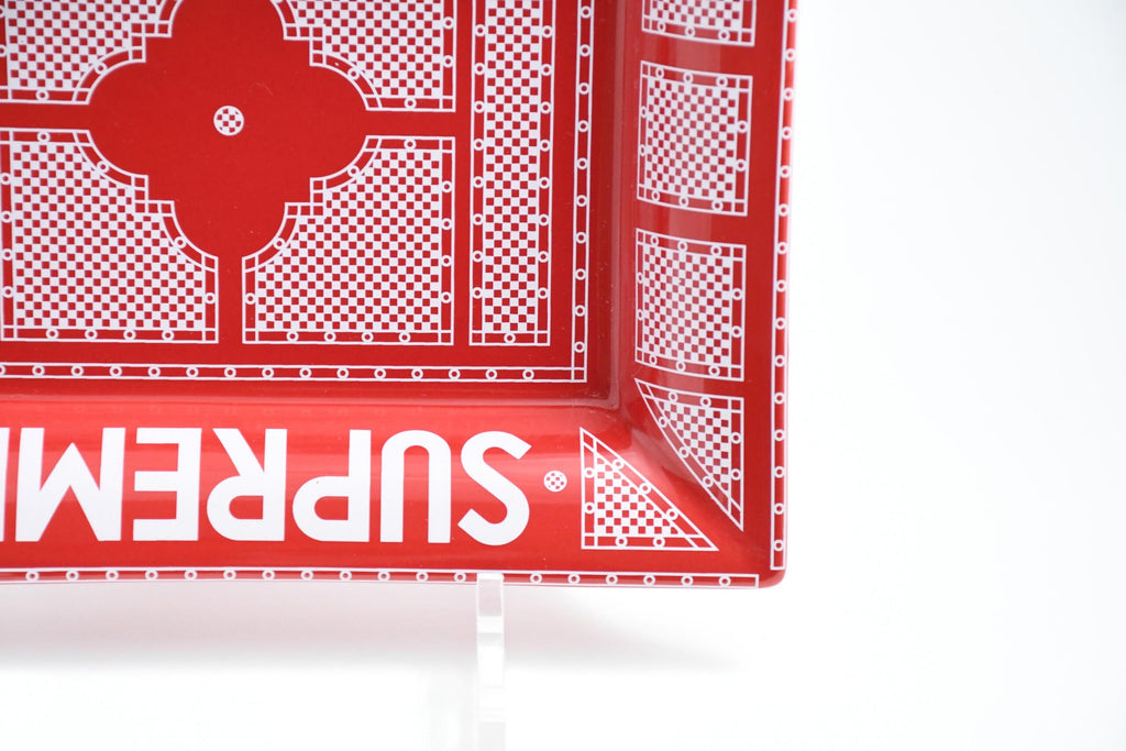 SUPREME Hermes Ceramic Change tray red Ashtray plate Vide poche